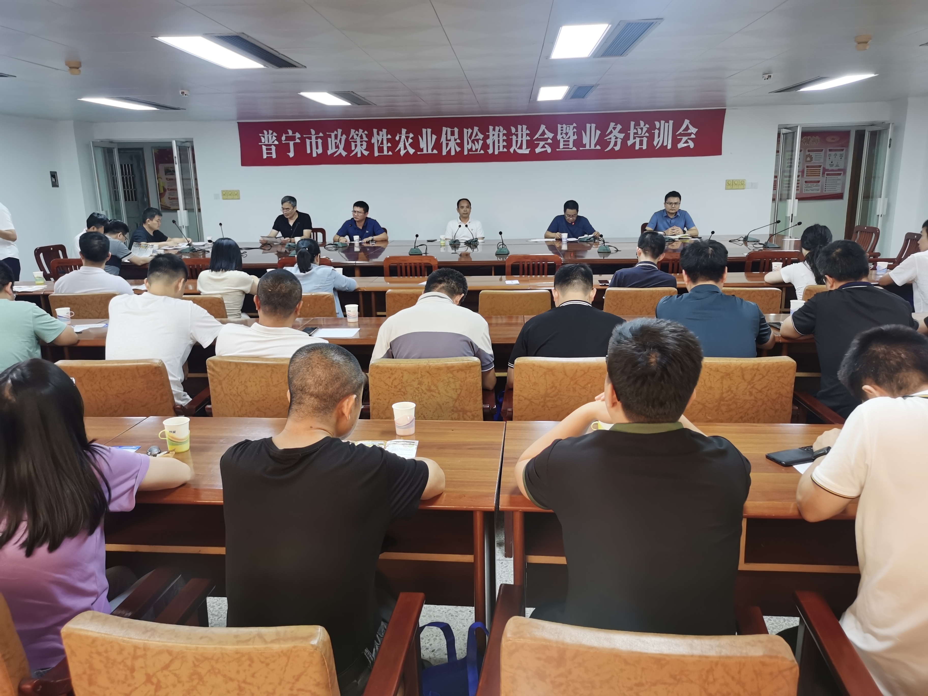 普宁市政策性农业保险推进会暨业务培训会01.jpg