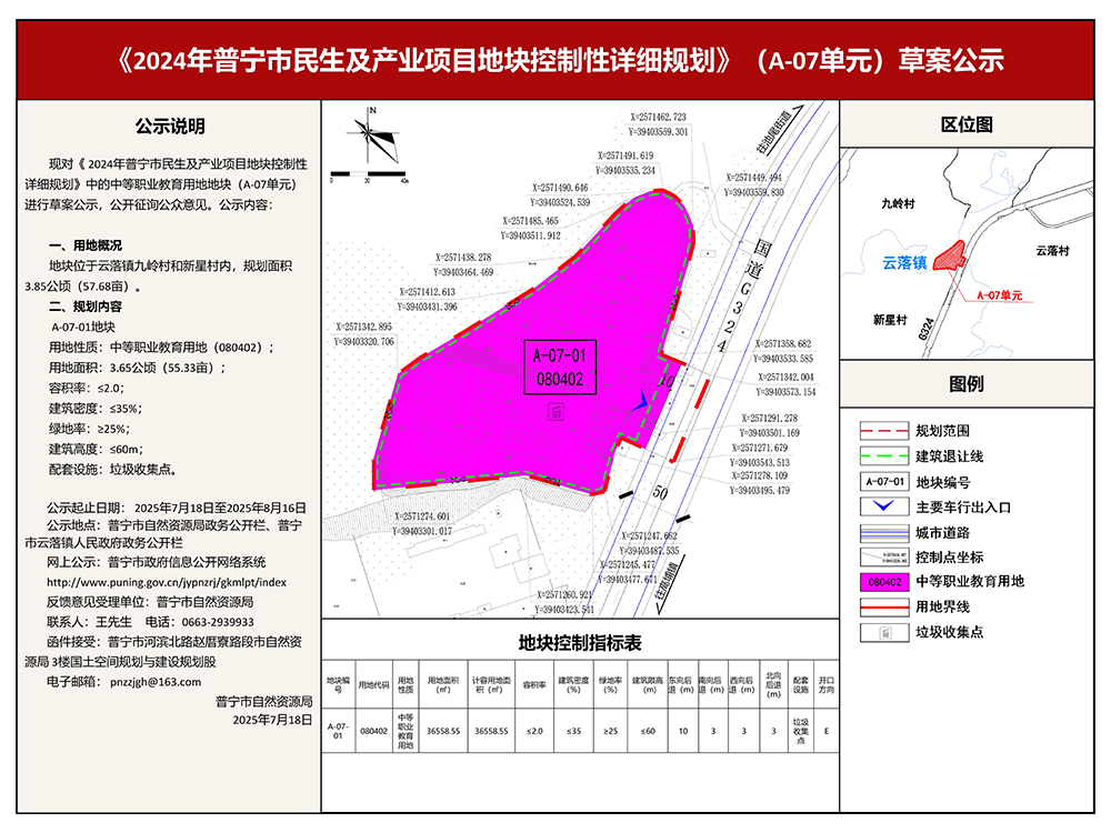 《2024年普宁市民生及产业项目地块控制性详细规划》（A-07单元）草案公示_07 - 副本.jpg