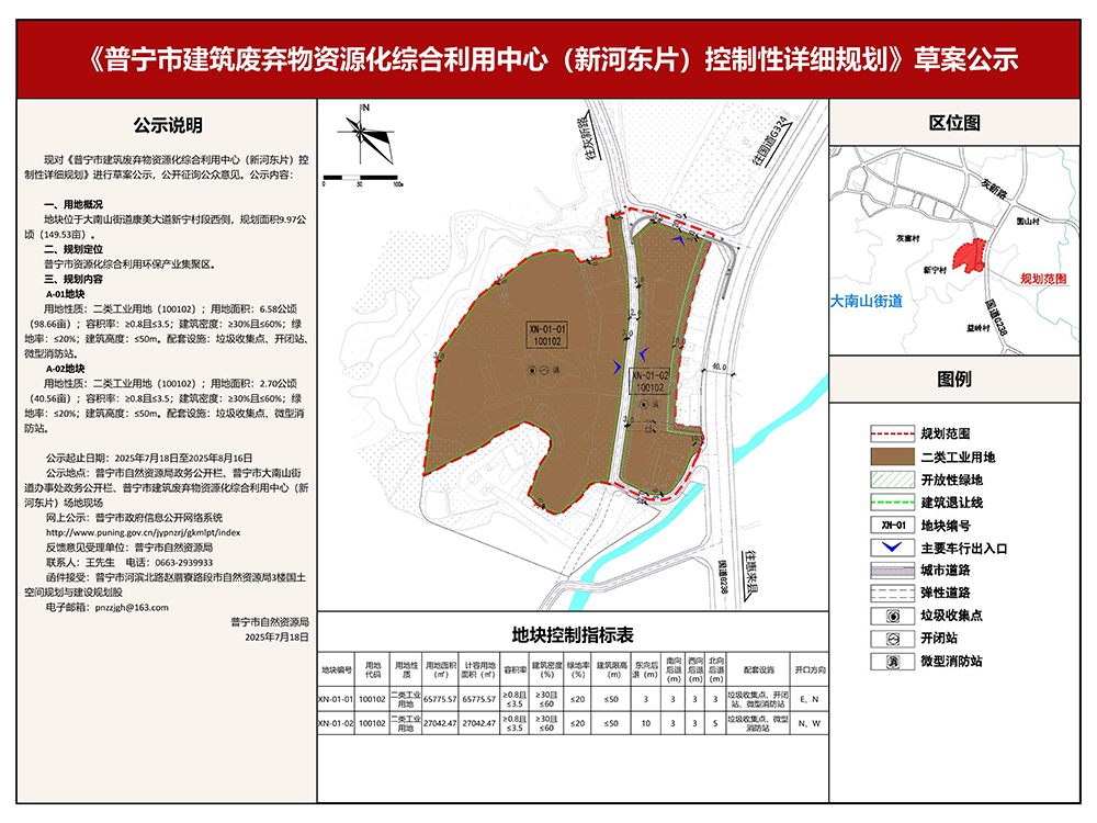 《普宁市建筑废弃物资源化综合利用中心（新河东片）控制性详细规划》草案公示 - 副本.jpg