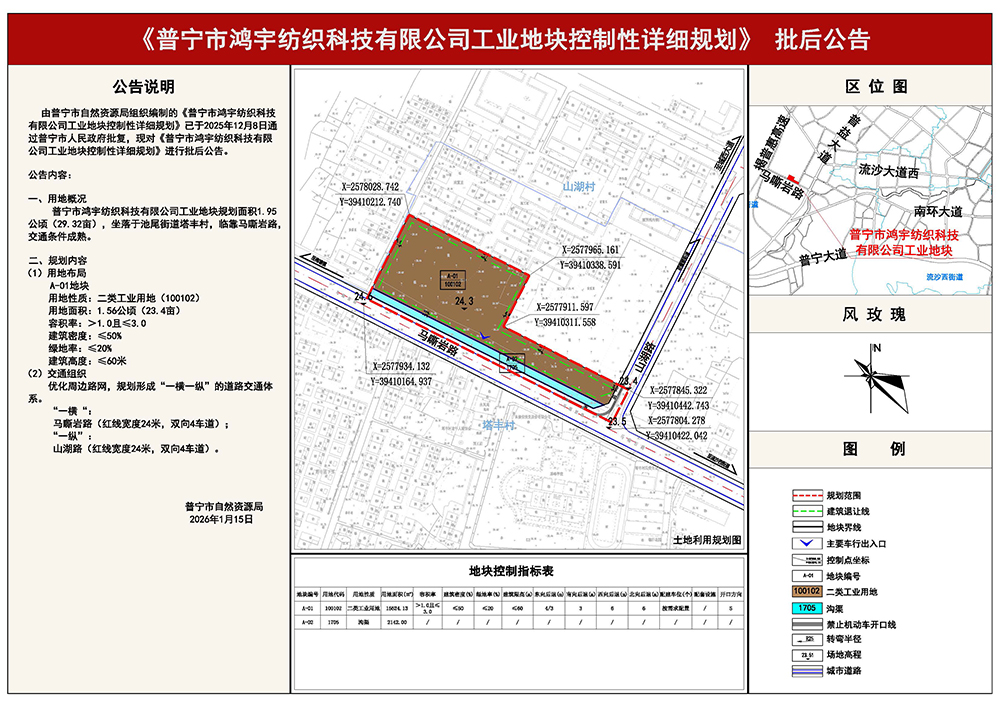 《普宁市鸿宇纺织科技有限公司工业地块控制性详细规划》批后公示 - 副本.jpg