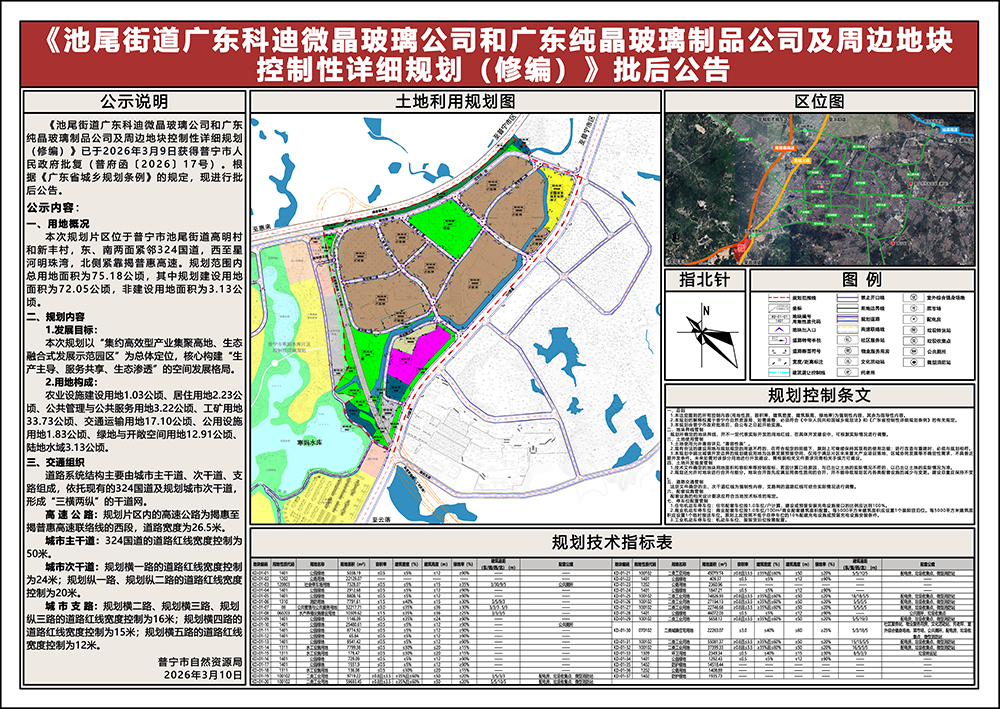 《池尾街道广东科迪微晶玻璃公司和广东纯晶玻璃制品公司及周边地块控制性详细规划(修编)》批后公告 - 副本.jpg